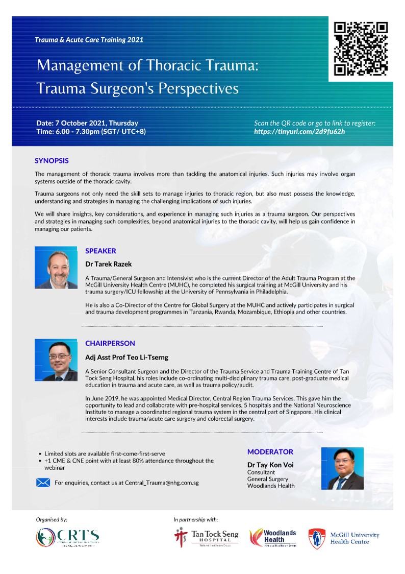 Management of Thoracic Trauma: Surgeon's Perspectives